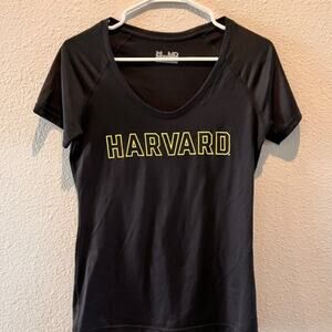 Under Armour Women's Sports Workout T-shirt Harvard Black Sz XXSmall
